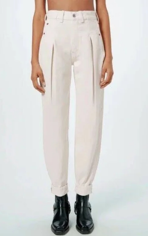Re/done 40s zoot jeans in vintage white
